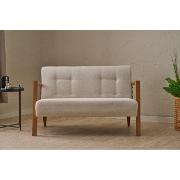 2-Seat Sofa Kemer - Cream Cream