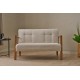 2-Seat Sofa Kemer - Cream Cream