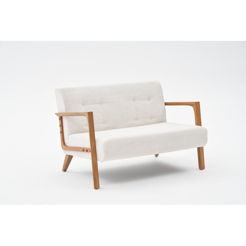 2-Seat Sofa Kemer - Cream Cream