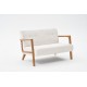 2-Seat Sofa Kemer - Cream Cream