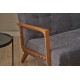 2-Seat Sofa Kemer - Grey Grey 2-Seat Sofa Kemer - Grey Grey
