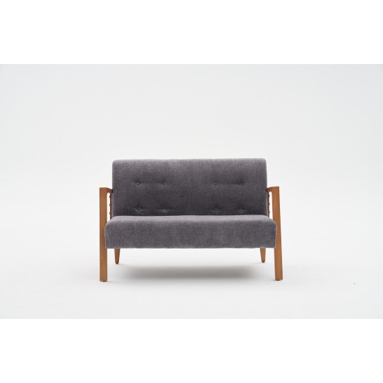 2-Seat Sofa Kemer - Grey Grey 2-Seat Sofa Kemer - Grey Grey
