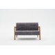 2-Seat Sofa Kemer - Grey Grey 2-Seat Sofa Kemer - Grey Grey