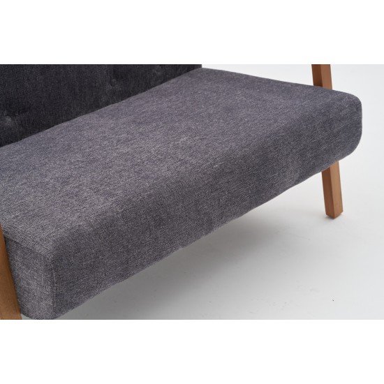 2-Seat Sofa Kemer - Grey Grey 2-Seat Sofa Kemer - Grey Grey