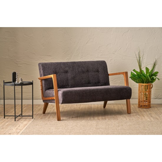 2-Seat Sofa Kemer - Anthracite Anthracite 2-Seat Sofa Kemer - Anthracite Anthracite