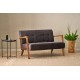 2-Seat Sofa Kemer - Anthracite Anthracite 2-Seat Sofa Kemer - Anthracite Anthracite