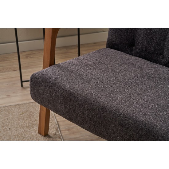 2-Seat Sofa Kemer - Anthracite Anthracite 2-Seat Sofa Kemer - Anthracite Anthracite