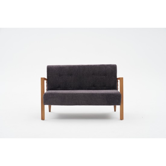 2-Seat Sofa Kemer - Anthracite Anthracite 2-Seat Sofa Kemer - Anthracite Anthracite