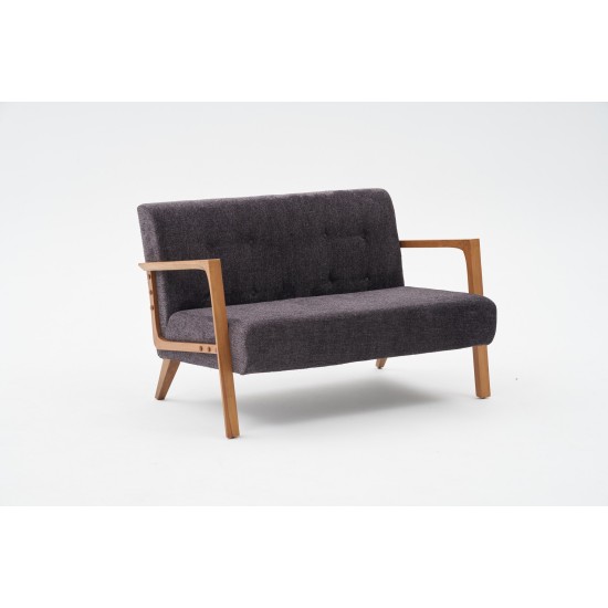 2-Seat Sofa Kemer - Anthracite Anthracite 2-Seat Sofa Kemer - Anthracite Anthracite