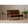 2-Seat Sofa Kemer - Brown Brown