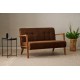 2-Seat Sofa Kemer - Brown Brown 2-Seat Sofa Kemer - Brown Brown