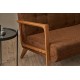 2-Seat Sofa Kemer - Brown Brown 2-Seat Sofa Kemer - Brown Brown