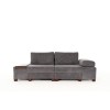 3-Seat Sofa-Bed Perenna Chenille - Grey Grey