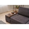 3-Seat Sofa-Bed Perenna Chenille - Anthracite Anthracite