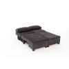 3-Seat Sofa-Bed Perenna Chenille - Anthracite Anthracite