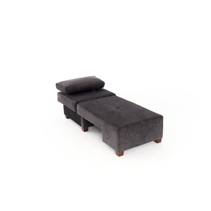 3-Seat Sofa-Bed Perenna Chenille - Anthracite Anthracite