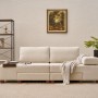 3-Seat Sofa-Bed Perenna Chenille - Cream Cream