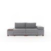3-Seat Sofa-Bed Perenna Linen - Grey Grey