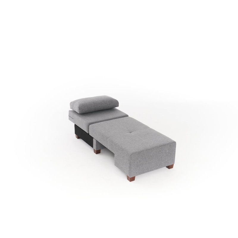 3-Seat Sofa-Bed Perenna Linen - Grey Grey