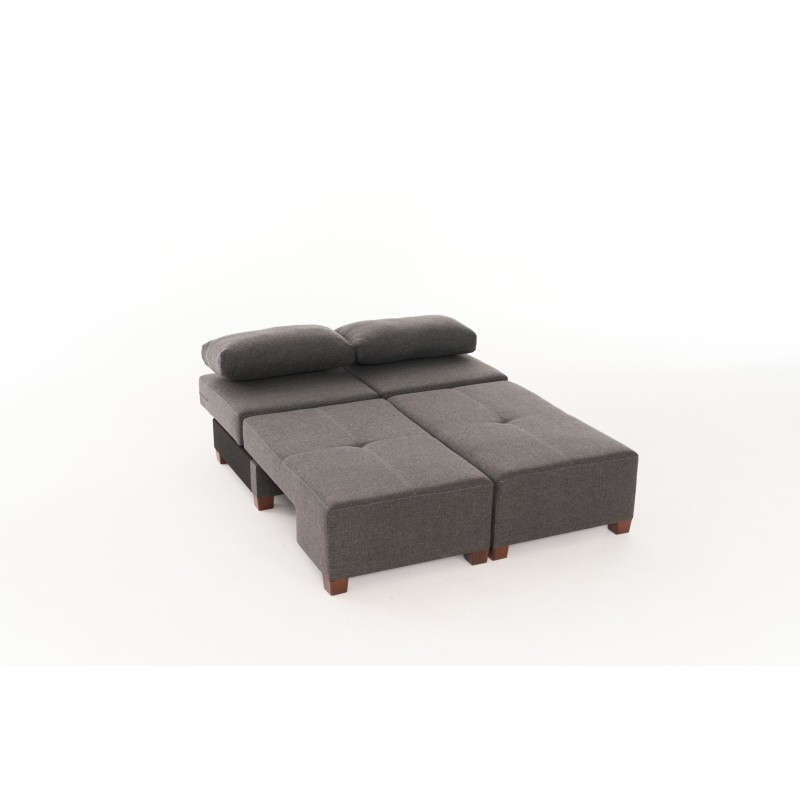 3-Seat Sofa-Bed Perenna Linen - Anthracite Anthracite