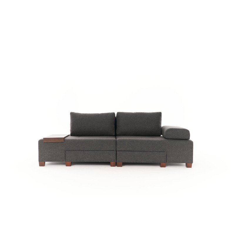 3-Seat Sofa-Bed Perenna Linen - Anthracite Anthracite