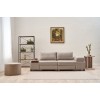 3-Seat Sofa-Bed Perenna Linen - Cream Cream