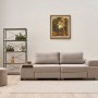 3-Seat Sofa-Bed Perenna Linen - Cream Cream