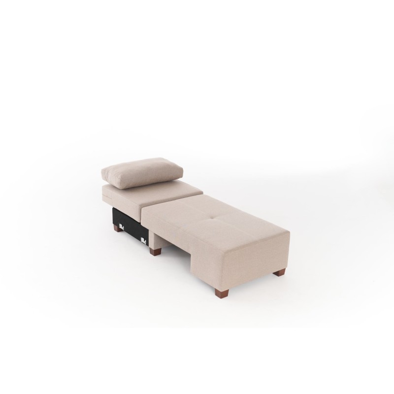 3-Seat Sofa-Bed Perenna Linen - Cream Cream