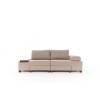 3-Seat Sofa-Bed Perenna Linen - Cream Cream