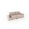 3-Seat Sofa-Bed Perenna Linen - Cream Cream