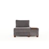 1-Seat Sofa-Bed Perenna Chenille Right - Grey Grey