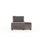 1-Seat Sofa-Bed Perenna Chenille Right - Grey Grey 1-Seat Sofa-Bed Perenna Chenille Right - Grey Grey