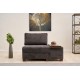1-Seat Sofa-Bed Perenna Chenille Right - Anthracite Anthracite