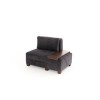 1-Seat Sofa-Bed Perenna Chenille Right - Anthracite Anthracite