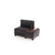 1-Seat Sofa-Bed Perenna Chenille Right - Anthracite Anthracite
