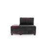 1-Seat Sofa-Bed Perenna Chenille Left - Anthracite Anthracite