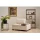 1-Seat Sofa-Bed Perenna Chenille Right - Cream Cream 1-Seat Sofa-Bed Perenna Chenille Right - Cream Cream