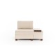1-Seat Sofa-Bed Perenna Chenille Right - Cream Cream 1-Seat Sofa-Bed Perenna Chenille Right - Cream Cream