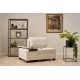 1-Seat Sofa-Bed Perenna Chenille Left - Cream Cream 1-Seat Sofa-Bed Perenna Chenille Left - Cream Cream