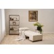 1-Seat Sofa-Bed Perenna Chenille Left - Cream Cream 1-Seat Sofa-Bed Perenna Chenille Left - Cream Cream