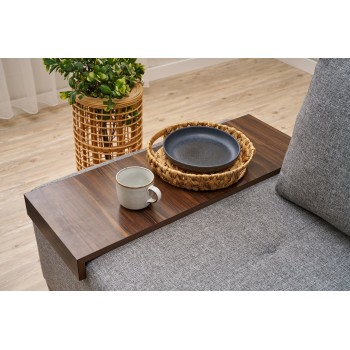 1-Seat Sofa-Bed Perenna Linen Left - Grey Grey