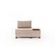 1-Seat Sofa-Bed Perenna Linen Right - Cream Cream 1-Seat Sofa-Bed Perenna Linen Right - Cream Cream