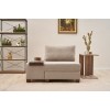 1-Seat Sofa-Bed Perenna Linen Left - Cream Cream