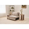 1-Seat Sofa-Bed Perenna Linen Left - Cream Cream