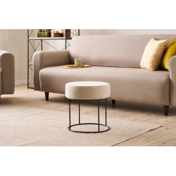 Pouffe Didim - Cream Cream