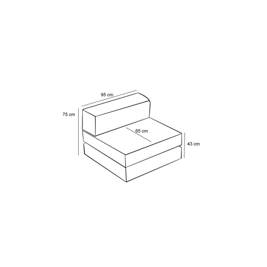 1-Seat Sofa Comfort - Green Green