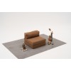 1-Seat Sofa Comfort - Brown v2 Brown