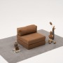 1-Seat Sofa Comfort - Brown v2 Brown