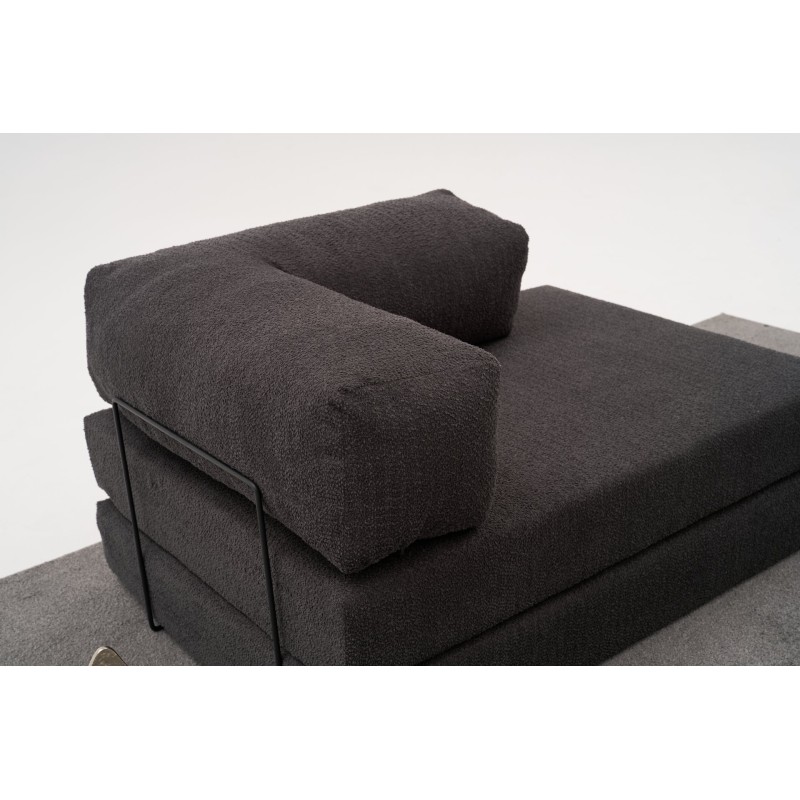 Διθέσιος Καναπές Comfort - Χρώμα Ανθρακί -140x95x75εκ