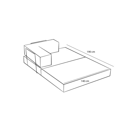 Διθέσιος Καναπές Comfort - Χρώμα Ανθρακί -140x95x75εκ Διθέσιος Καναπές Comfort - Χρώμα Ανθρακί -140x95x75εκ
